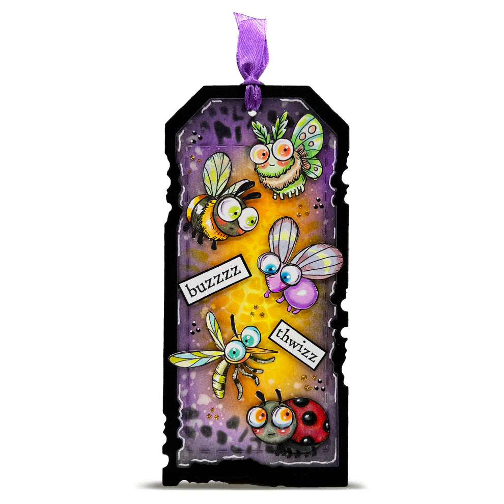 AALL & CREATE - A7 Stamps - Creepy Crawlies #1301