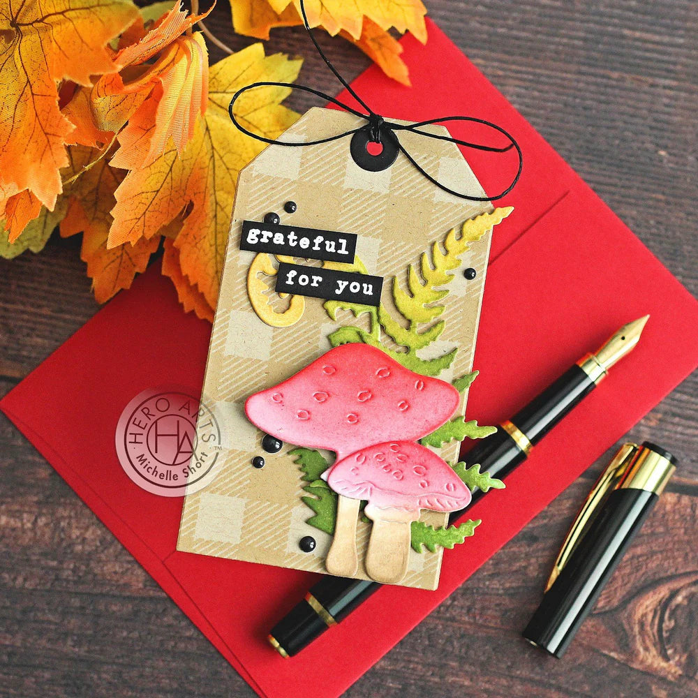 Hero Arts - Fancy Die Set - Mushroom and Ferns