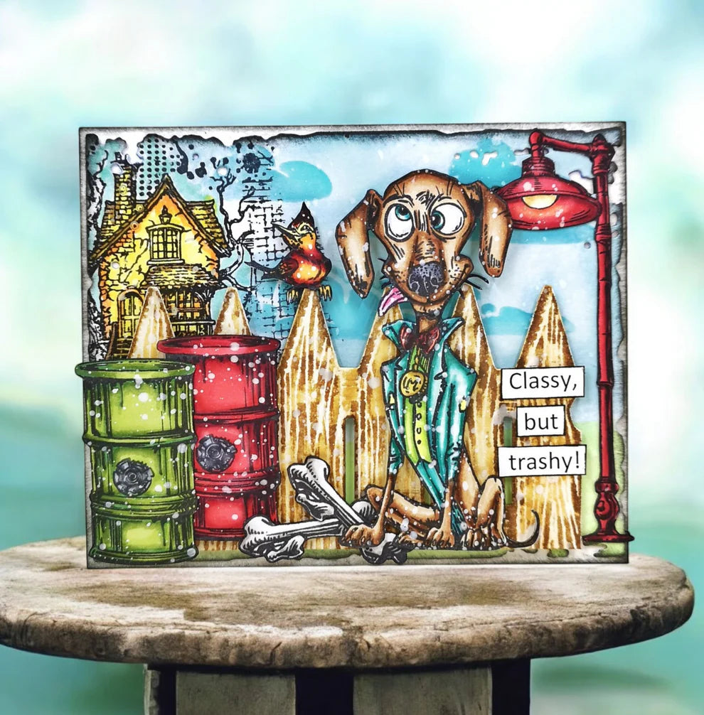 AALL & CREATE - A7 Stamps - Midnight Arcs #1266