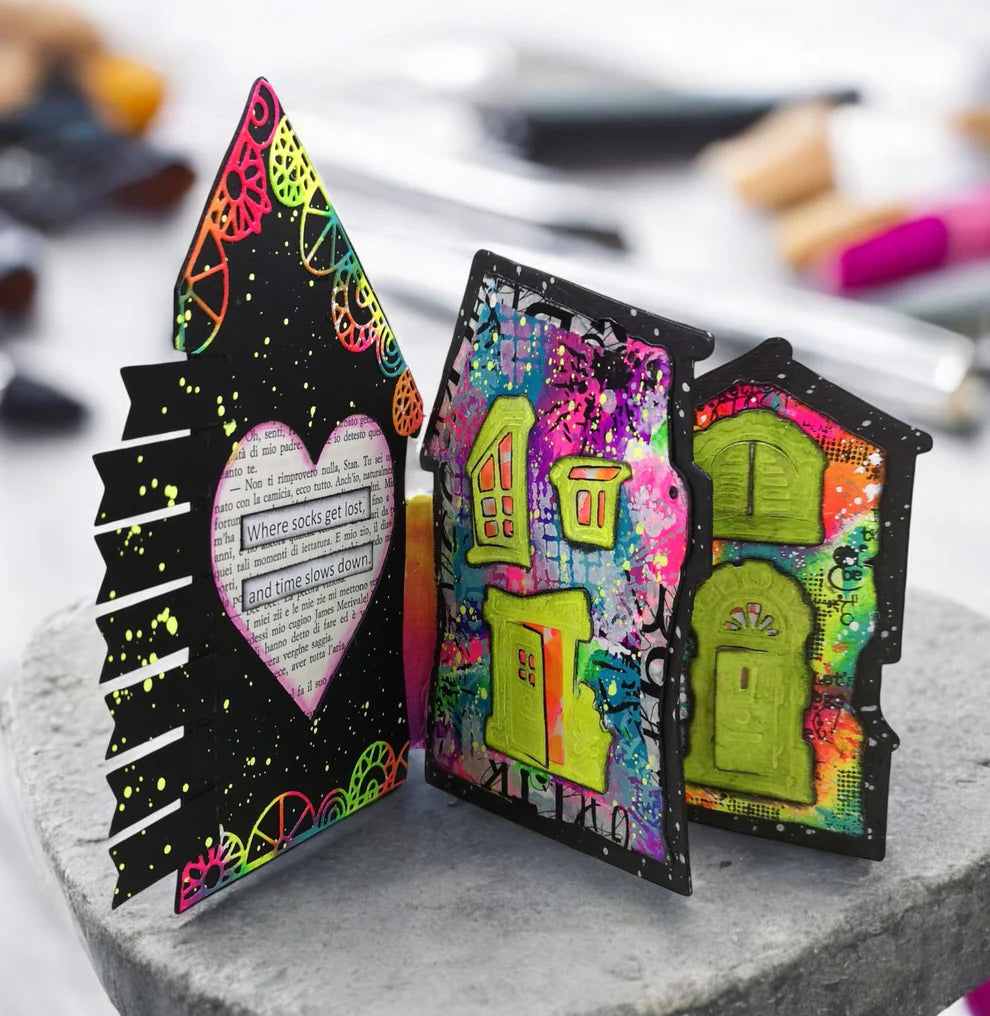 AALL & CREATE - Cutting Dies - Topsy-Turvy Home #DI-99