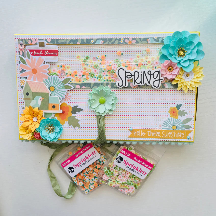 Buttons Galore Sprinkletz Embellishments - Pastel Blooms