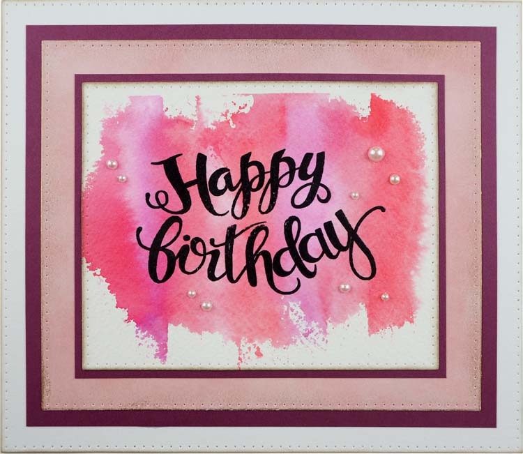 Woodware Craft Collection - Big Birthday Words