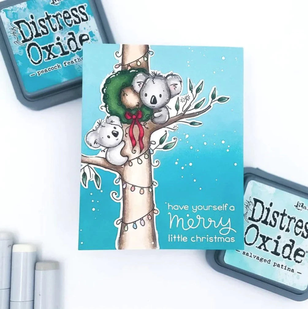 Paper Rose - Clear Stamp Set -Koala Christmas Tree