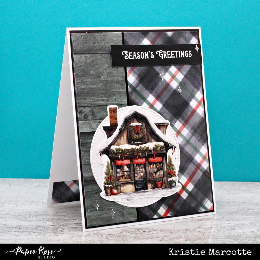 Paper Rose Embossed Die Cuts - Jolly Christmas 1.0