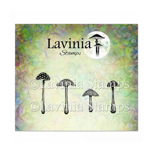 Lavinia Stamps - Purple Cap Mushrooms