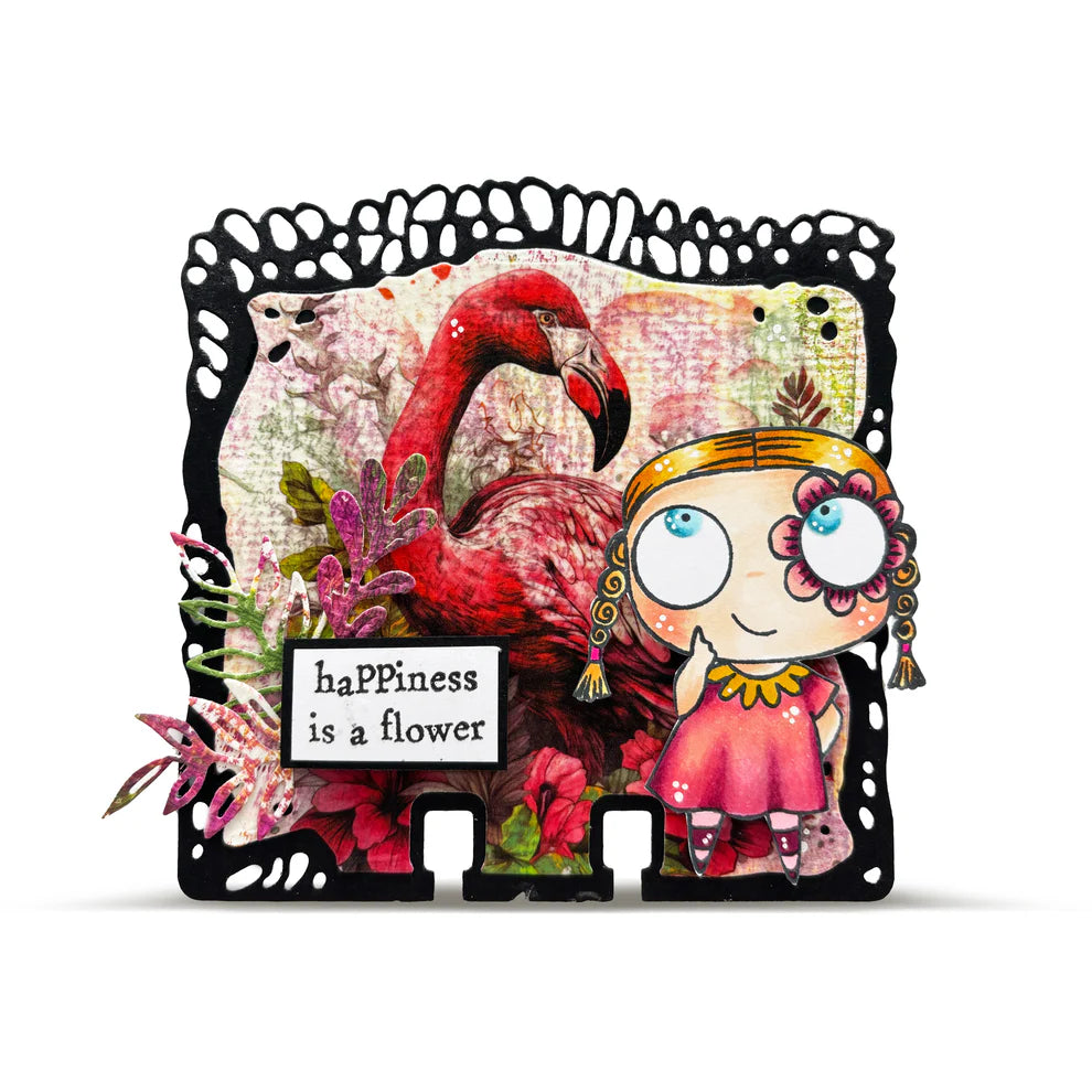 AALL & CREATE - A7 Stamps -Happiness Is # 1283