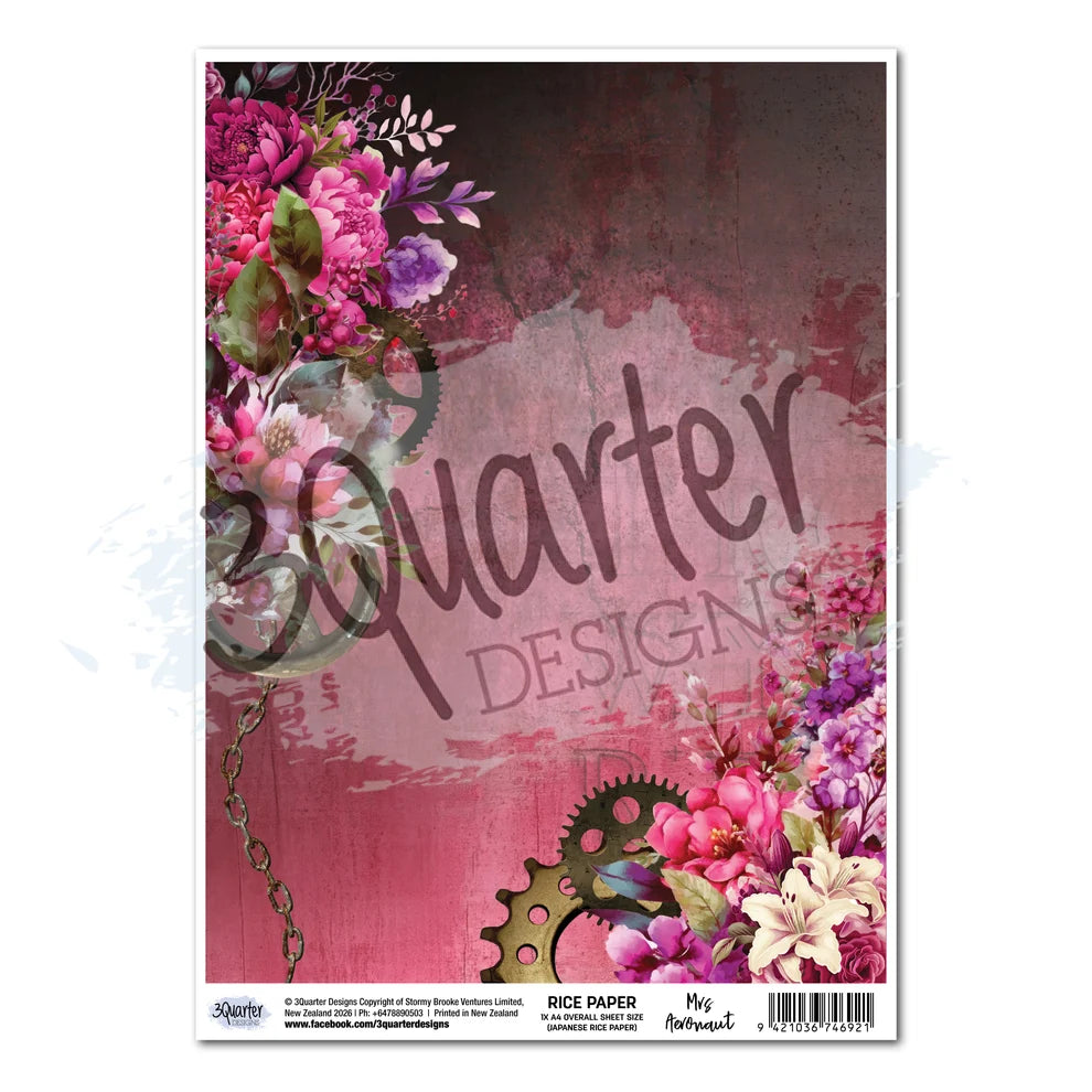 3 Quarter Designs - Rice Paper - Mrs Areonaut