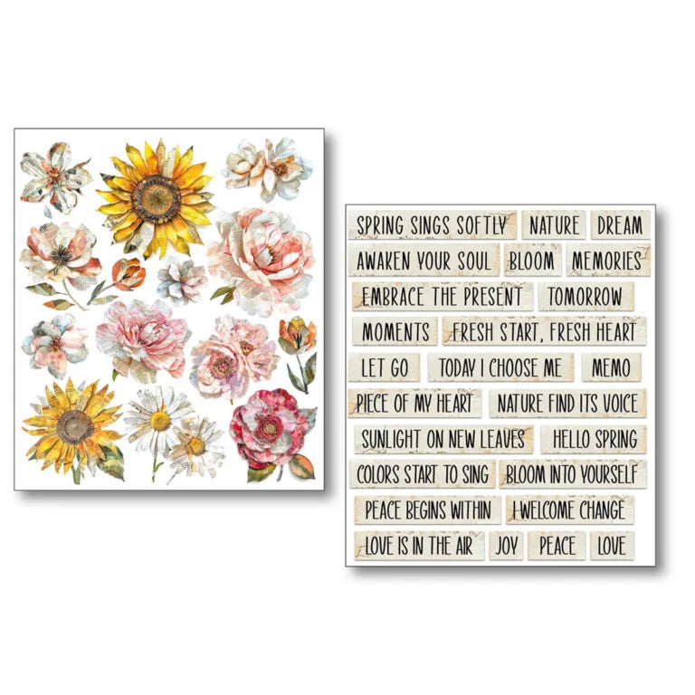 Mixed Media Stickers – The Sound Of Spring