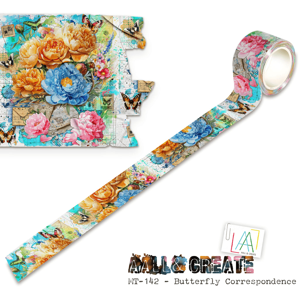 AALL & CREATE - Washi Tape -Butterfly Correspondence MT-142