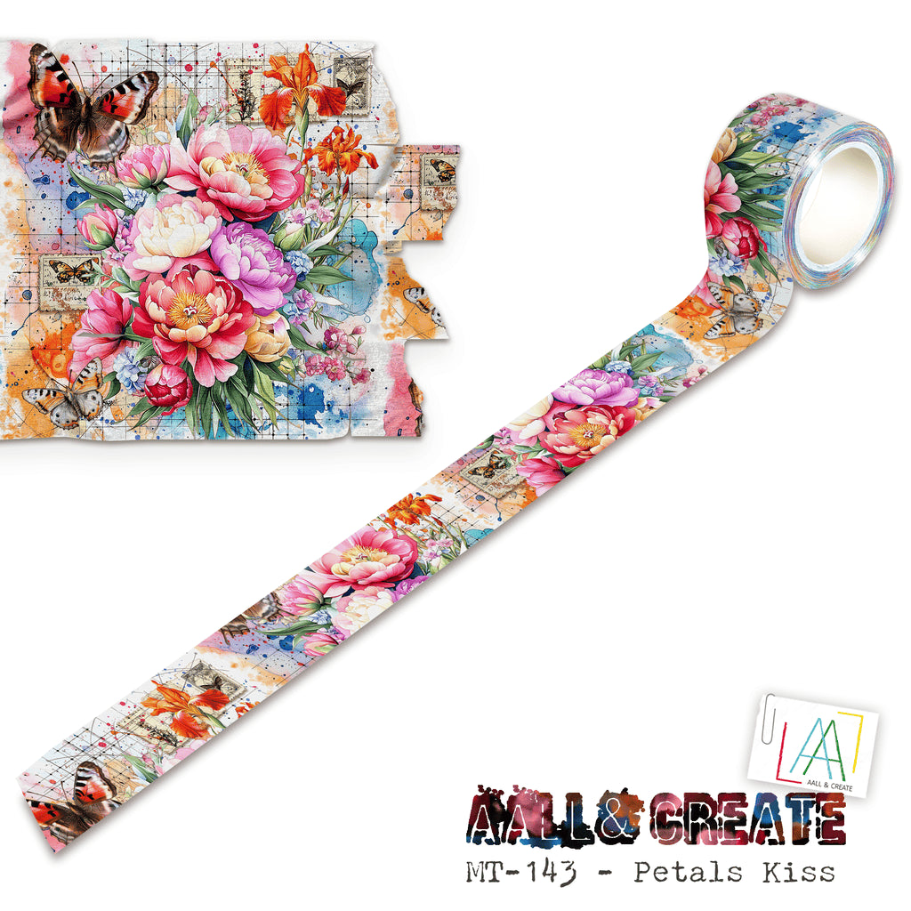 AALL & CREATE - Washi Tape -Petals Kiss MT-143
