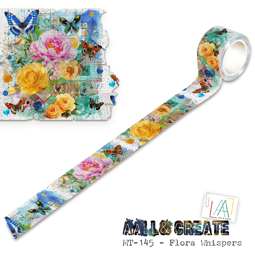AALL & CREATE - Washi Tape -Flora Whispers MT-145