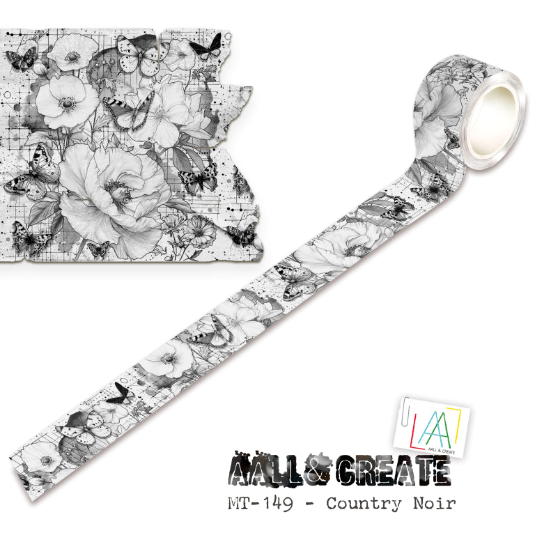 AALL & CREATE - Washi Tape -Country Noir MT-149