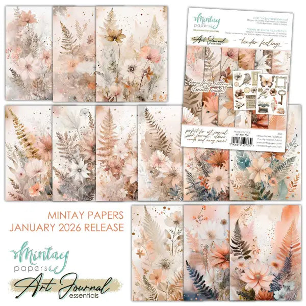 Mintay Papers - Art Journal Essentials - Tender Feelings