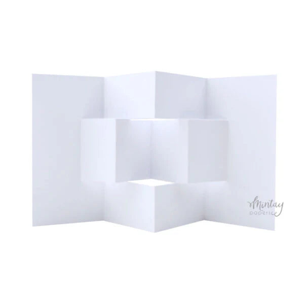 Mintay Basic - Screen Card Bases- White 5 pc