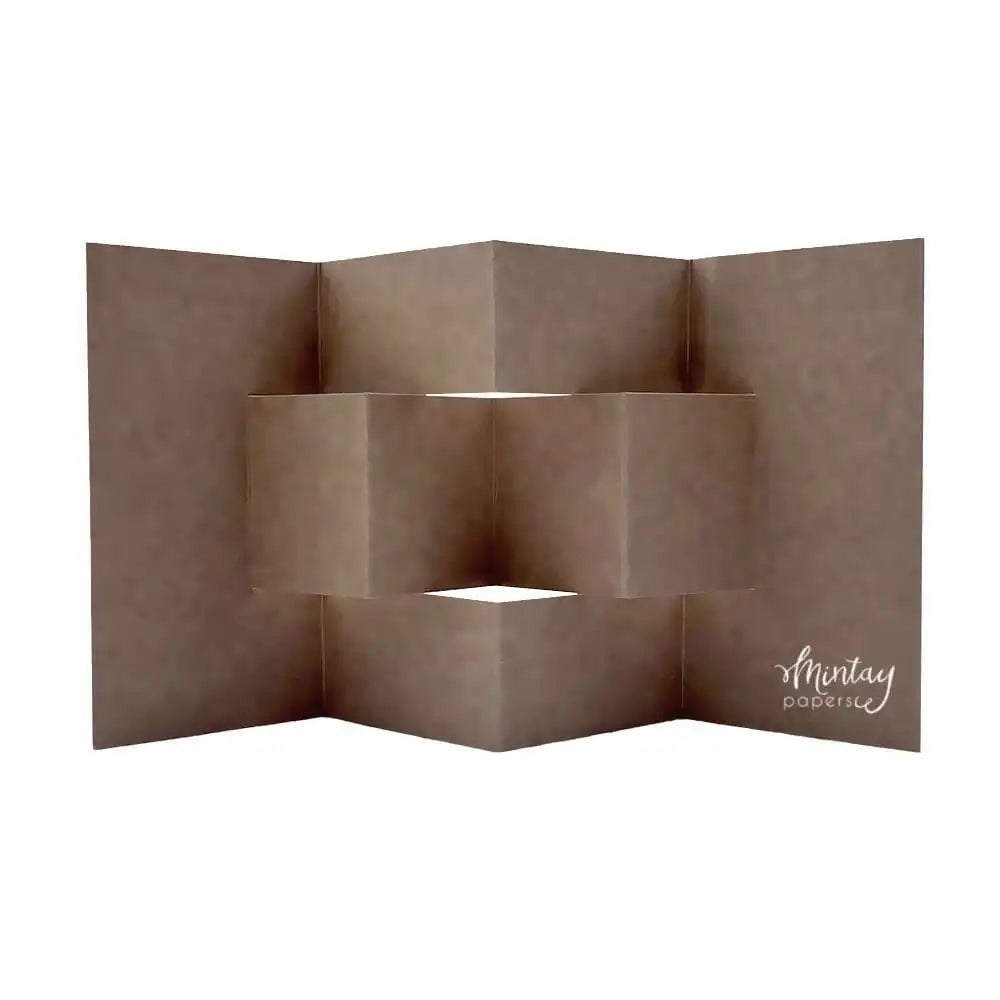 Mintay Basic - Screen Card Bases- Kraft 5 pc