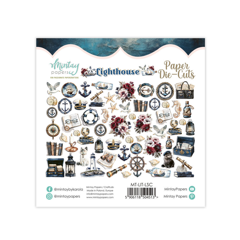 Mintay Papers - Lighthouse 60 Diecuts set