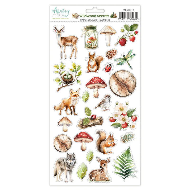 Mintay Papers - Wildwood Secrets Paper Sticker Elements