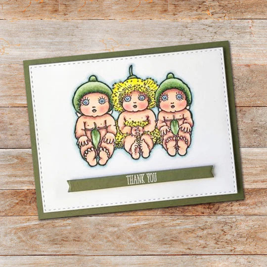 Paper Rose - Clear Stamp Set - Snugglepot & Cuddlepie - Raggedy Blossom