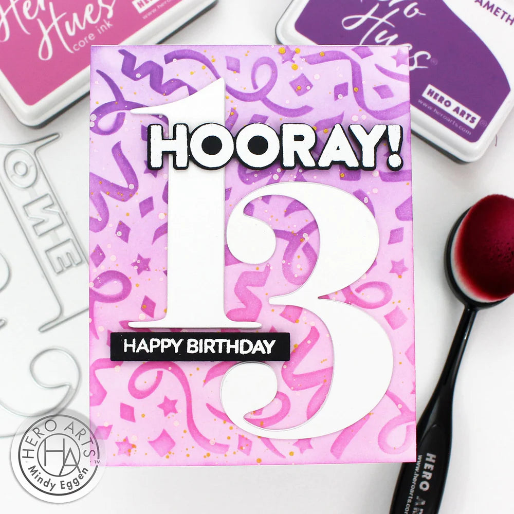 Hero Arts - Die Set - Number Three Fancy Die