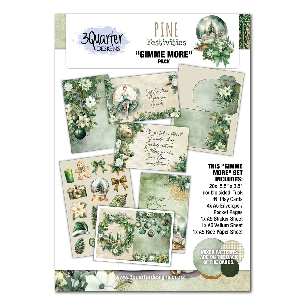 3 Quarter Designs - Pine Festivities Gimme More Pack