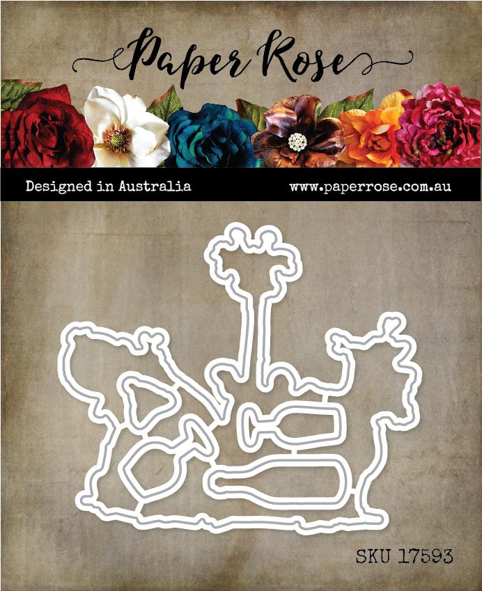 Paper Rose - Metal Cutting Die - Laughing Animals