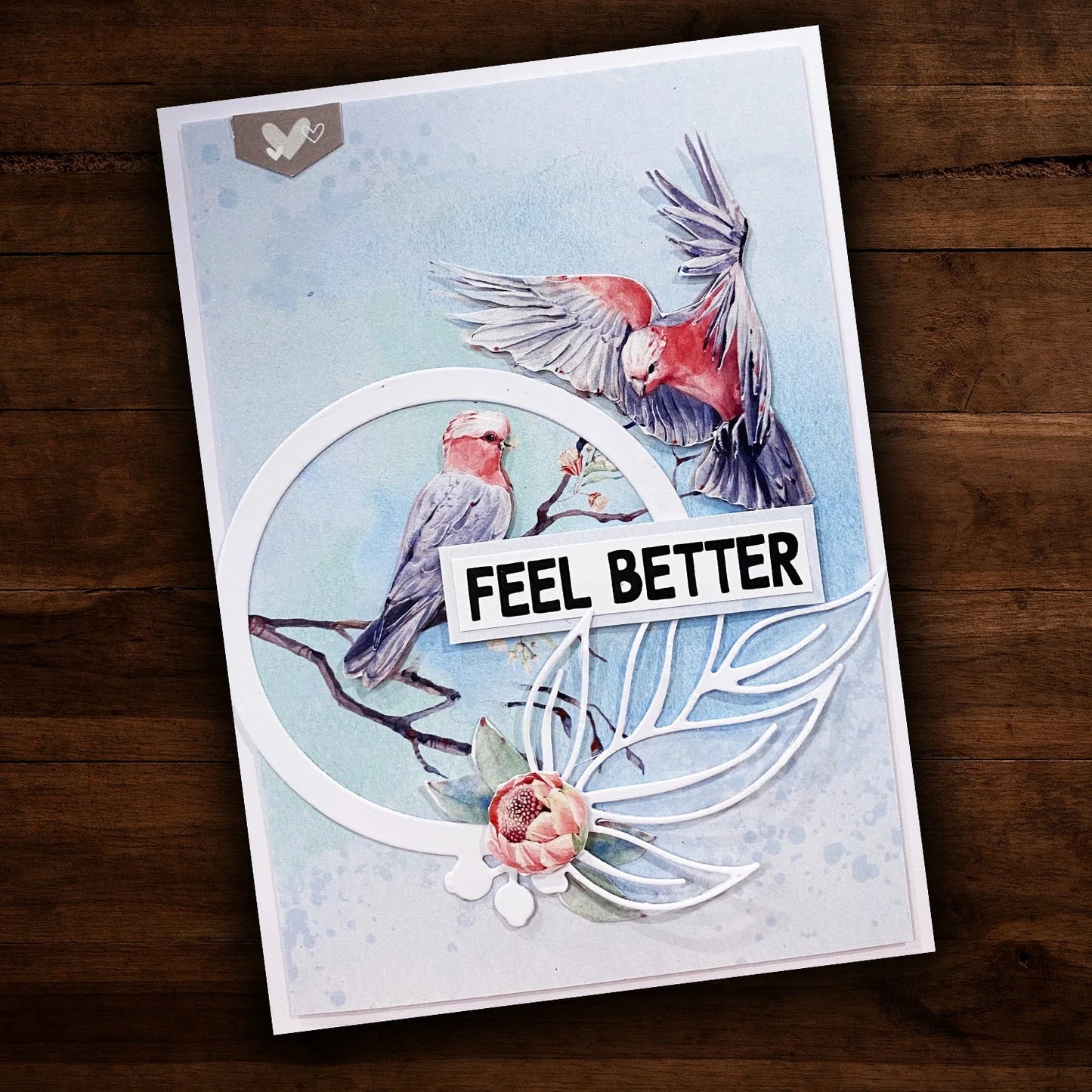 Paper Rose - Metal Cutting Die - Gum Leaf Circle Frame