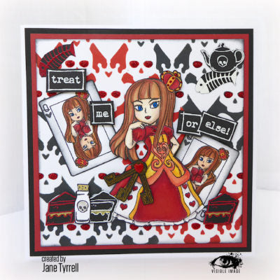 Visible Image Clear Stamps - Queen Of Hearts