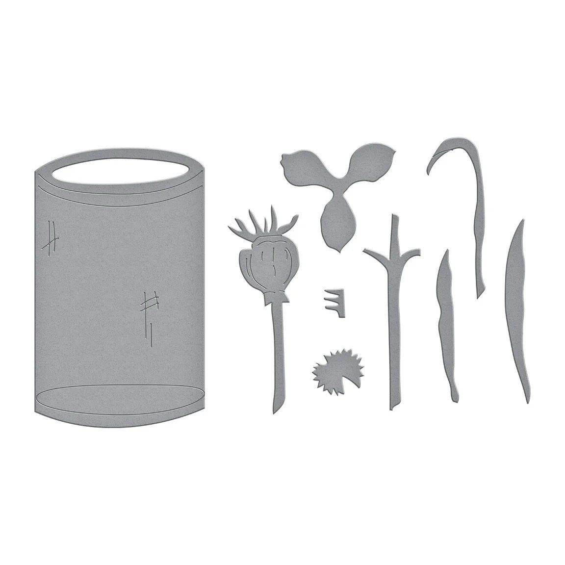 Spellbinders- Paper Arts - Cutting Dies - Paperwhites And Glass Vase