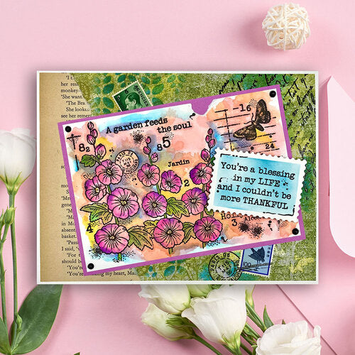 Woodware Craft Collection - Postage Stamp Greetings