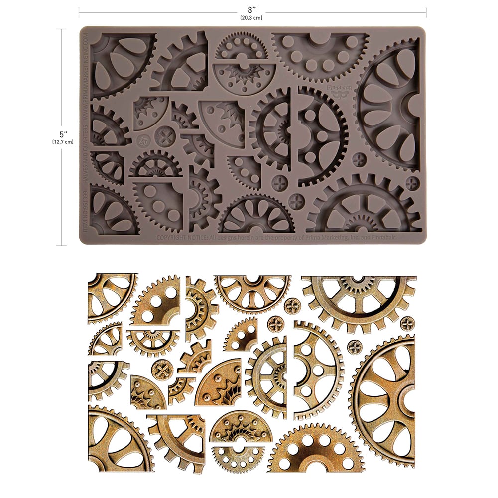 Finnabair Imaginarium Moulds - Halves & Quarters