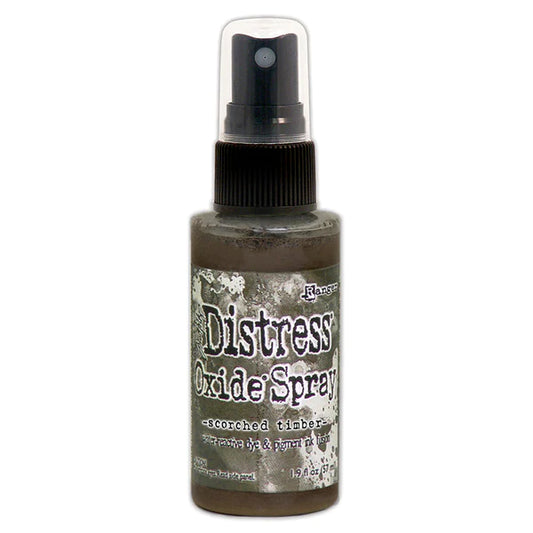 Tim Holtz Distress Oxide Spray Tim Holtz Distress Oxide Ink Pad New January 2024 colour - Scorched Timber-Scorched Timber