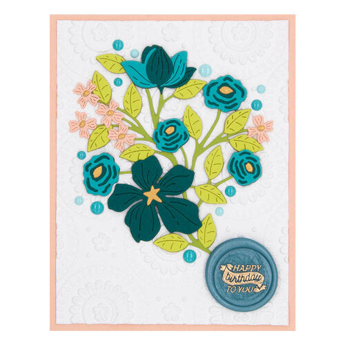 Spellbinders - 3D Embossing Folders - Mandala Blooms