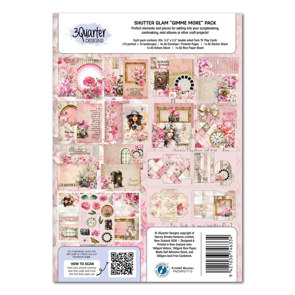 3 Quarter Designs - Shutter Glam Gimme More Pack