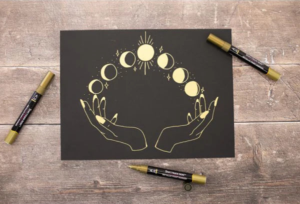 Spectrum Noir - Metallic Paint Markers - Gold