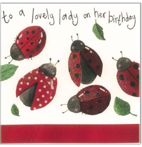 Alex Clark Greeting Cards - Lovely Ladybirds