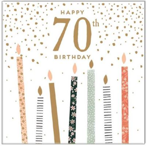 Jade Mosinski Designs - Happy 70th Birthday