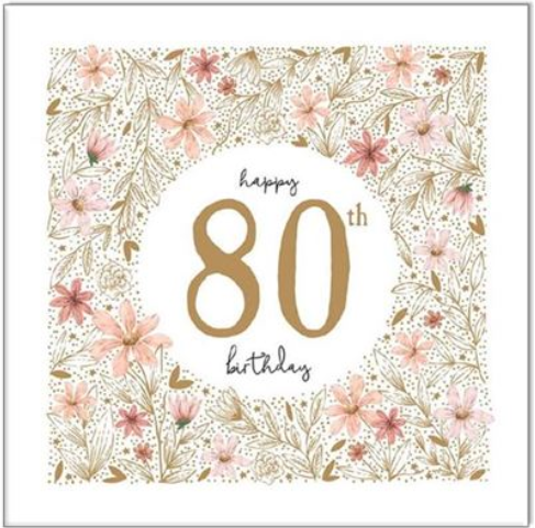 Jade Mosinski Designs - Happy 80th Birthday