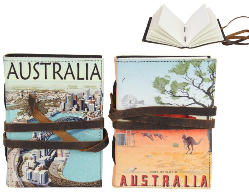 Australia Design Leather Journal 15cm x 11cm