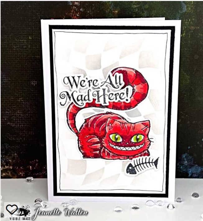 Visible Image Stencils - Distorted Chess