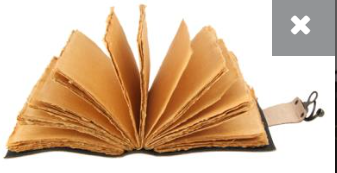 Aspen Wolf Leather Journal With Metal Closure 7"x5"