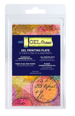 Gel Press Gel Printing Plate 3'' x 5'' 7.62cm x 12.70cm