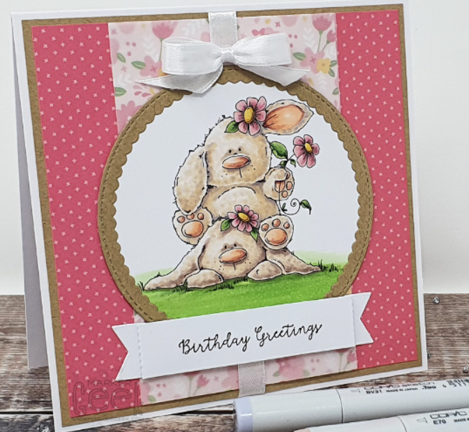 Stamping Bella - Cling Stamps - Stuffies Bunny Piles