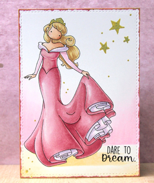 Stamping Bella - Cling Stamps - Uptown Girl Briar Rose