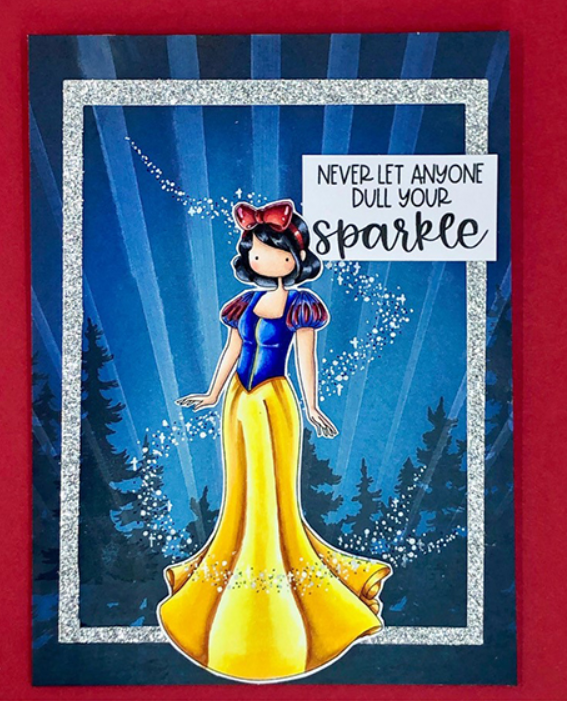 Stamping Bella - Cling Stamps - Princess Sentiment Set