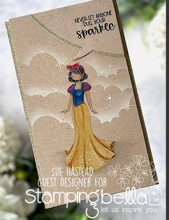 Stamping Bella - Cling Stamps - Uptown Girl Snow White