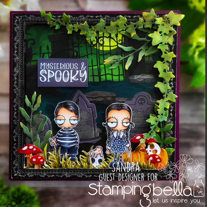 Stamping Bella - Cling Stamps - Oddball Spooky Kids