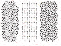 Kaszazz Rubber Stamp - Petite Patterns Background