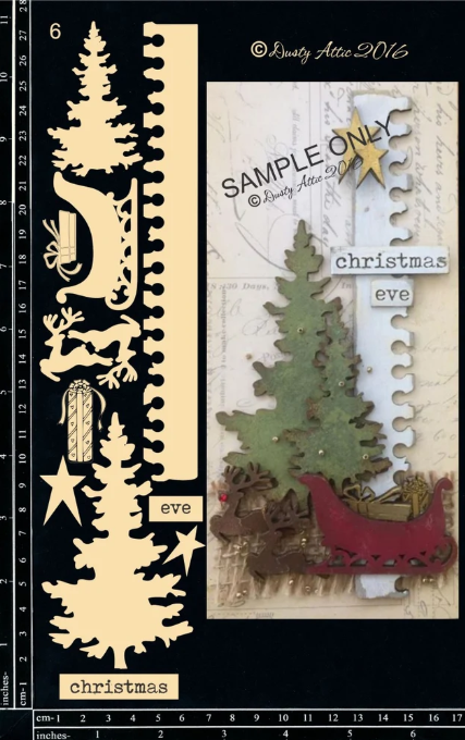 Dusty Attic - Chipboard - Creative Layers #6