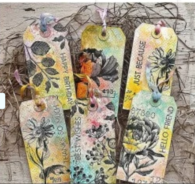 Rubber Stamps - Cling Mount - French Garden