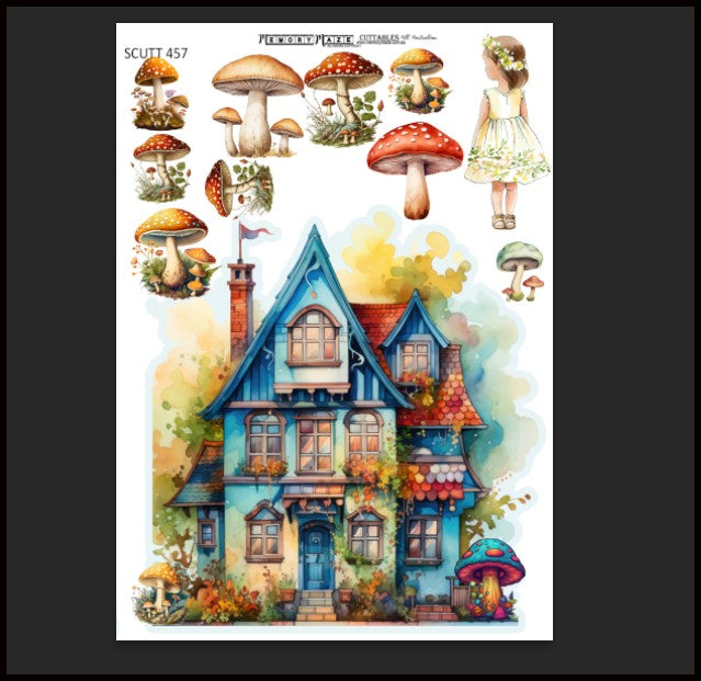 Memory Maze A4 Cutables- Whymsy House 457